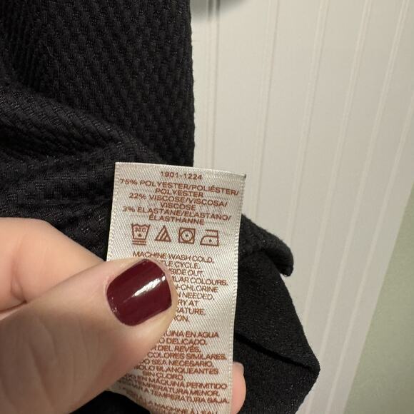 Scotch and Soda Black Textured Jersey Button Up Shirt Short Sleeve Mens XL - Picture 7 of 8